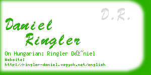 daniel ringler business card